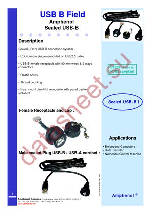 USBBF6100 datasheet  
